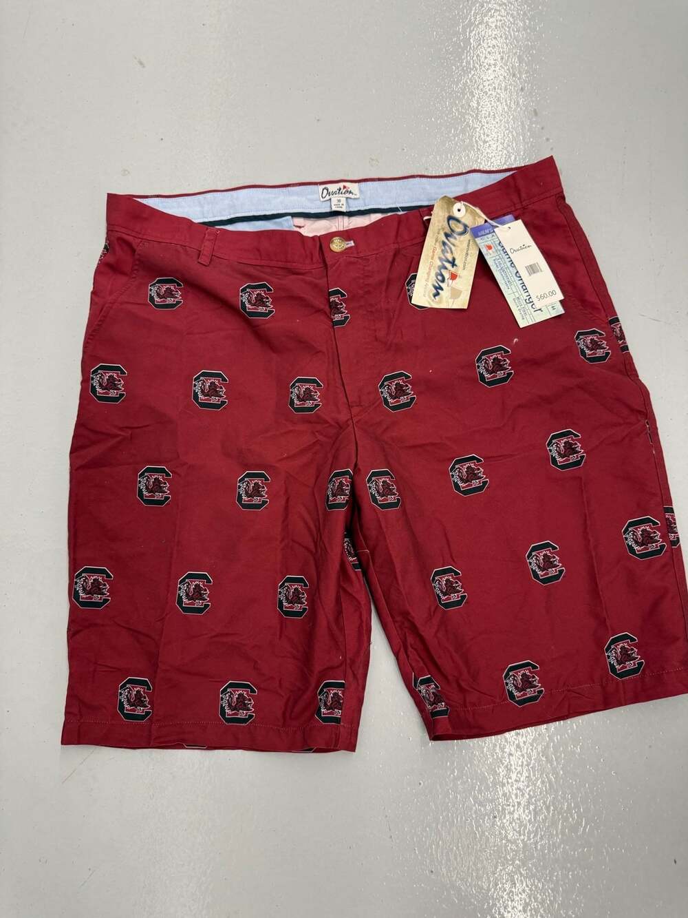 Ovation South Carolina Gamecocks Logo Pattern Performance Golf Shorts